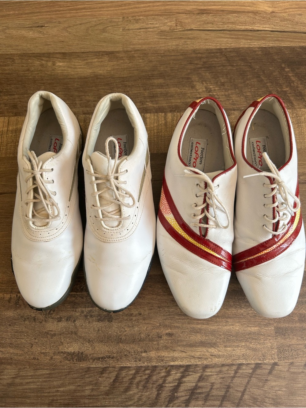 FootJoy LoPro Women’s Spiked Golf Shoes (Bundle of 2 Pairs) Size 8.5